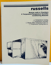 Russells Modular Walk-In Chambers & Temp Humidity Conditioning Modules Catalog.