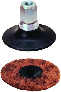 3M 07714 Scotch-Brite Roloc Gasket Removal Disc, 2'', Medium