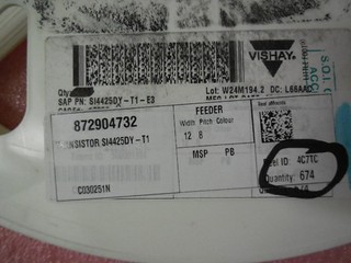 674 PIEZAS VISHAY SI4425DY T1 E3 Trans MOSFET P CH 30V 8A 8 pines SOIC N° INTEGRADO