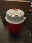 Vintage Pizza Hut Logo 1/2 Gallon RED Thermos Water Cooler Jug by Gott 1502  — photo 1
