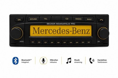 BECKER Indianapolis PRO MERCEDES Autoradio Bluetooth Navi CD W210 W140 W463 R129