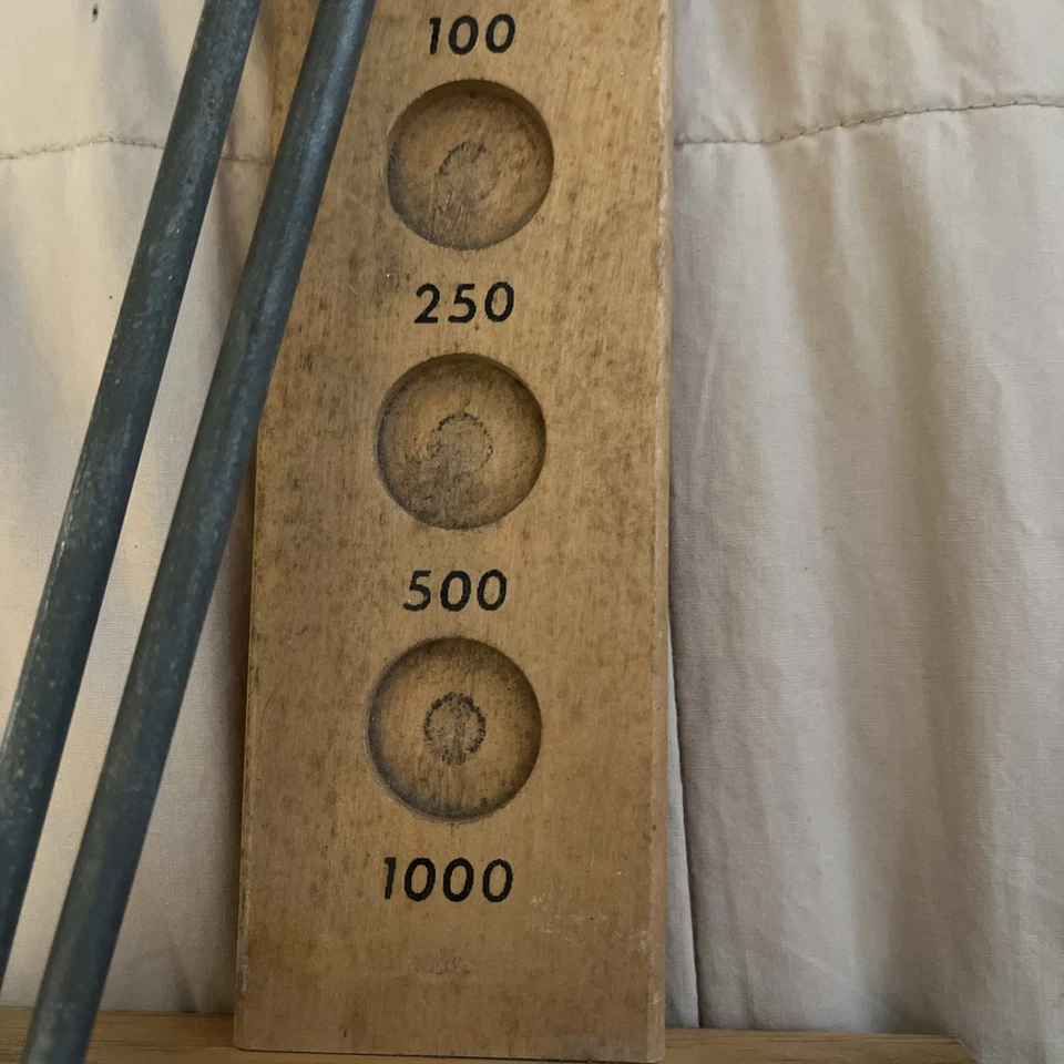 Original Roll-Burs Wooden Game 1940’s No Ball like Shoot The Moon - Image 2 of 4