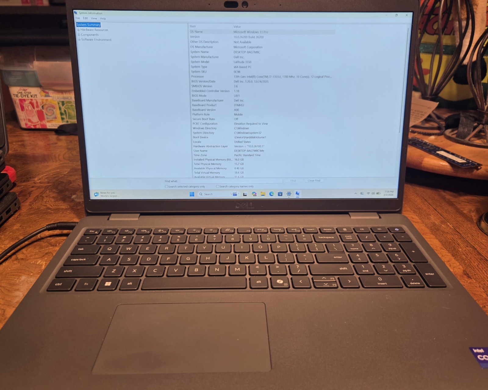 Dell Latitude 3550 Touchscreen Laptop