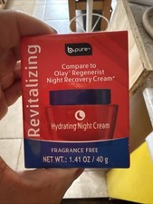 b-pure Revitalizing Hydrating Night Cream with Vitamins E, B3  B5 - NEW