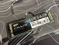 Silicon Power A60 2TB M.2 NVMe PCIe Gen3 Internal SSD, 100% Health