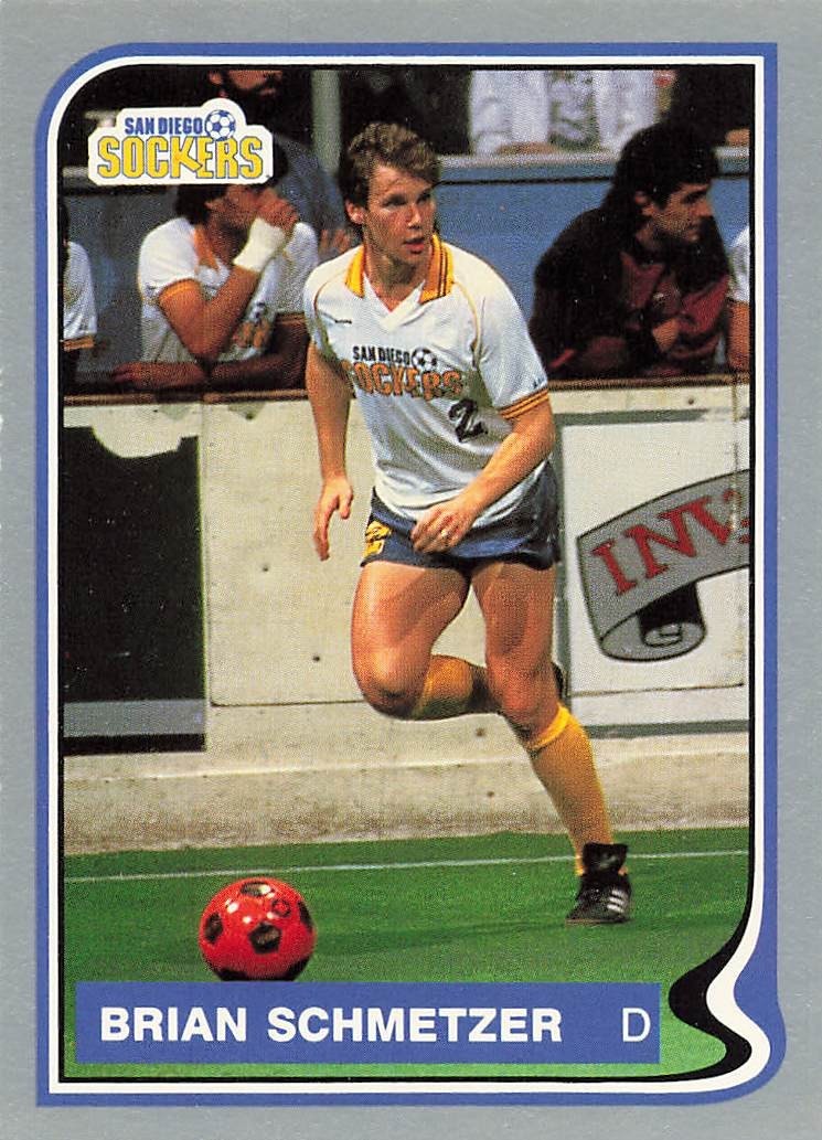 BRIAN SCHMETZER 1987-88 PACIFIC MISL SOCCER #62