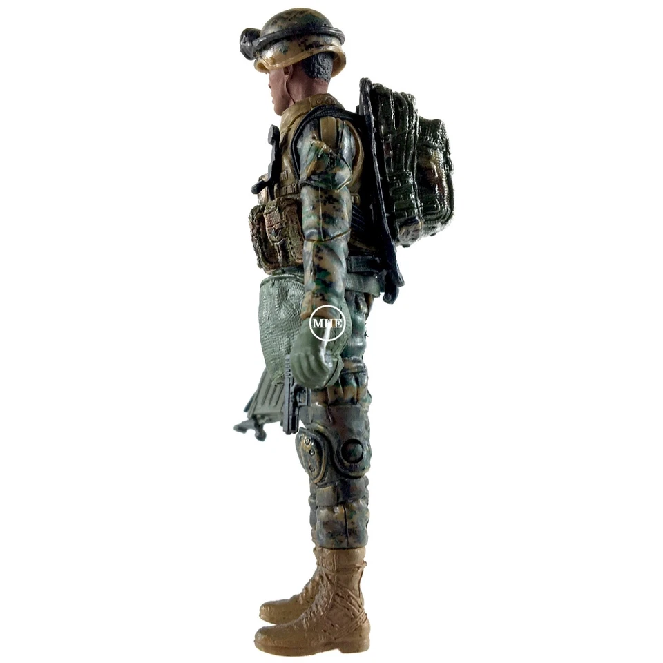 Boneco Radioman 1:18 Blue Box Toys BBi Elite Force moderno Marinha dos EUA USMC - Imagem 2 de 4