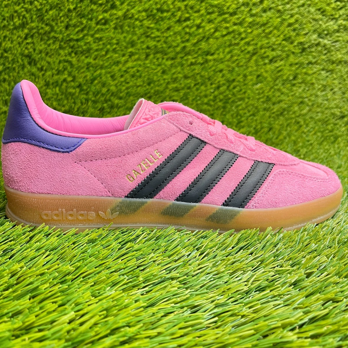 adidas gazelle silver green womens Adidas W' Gazelle Indoor