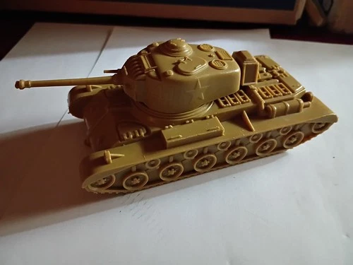 Vintage Marx Navarone Playset WWII Green #41 Combat Tank Vehicle