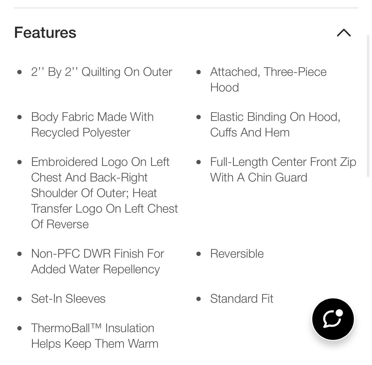 TNF The North Face Baby Thermoball Reversible Hood Jacket 18-24M Periwinkle thumbnail 4