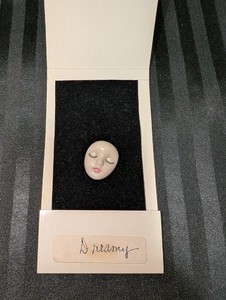 Adagio Handcrafted Porcelain Vintage Brooch Materials Sourced from USA