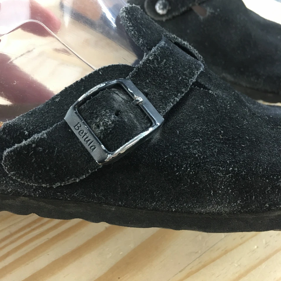 Betula By Birkenstock Shoes Womens 38 Clog Black Slip On Closed Toe Casual Flats - Image 4 of 4