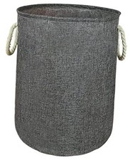 Laundry Basket Storage Bins Baby Nursery Hamper for Boys and Girls Toy Box grey