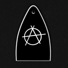 GUITAR TRUSS ROD COVER Engraved Etch Fit Paul Reed Smith PRS USA - ANARCHY Punk