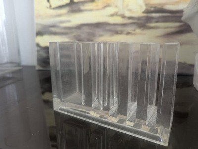 Vintage Guzzini Lucite Desk pen organizer