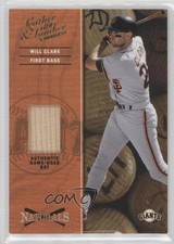 2004 Donruss Leather & Lumber Naturals Bat 232/250 Will Clark #N-10 8at