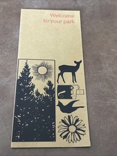 VINTAGE TRAVEL BROCHURE AMERICA NATIONAL PARK PROP ART 1980s RETRO