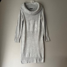 Uniqlo sz L cowl neck midi sweater Dress NWT