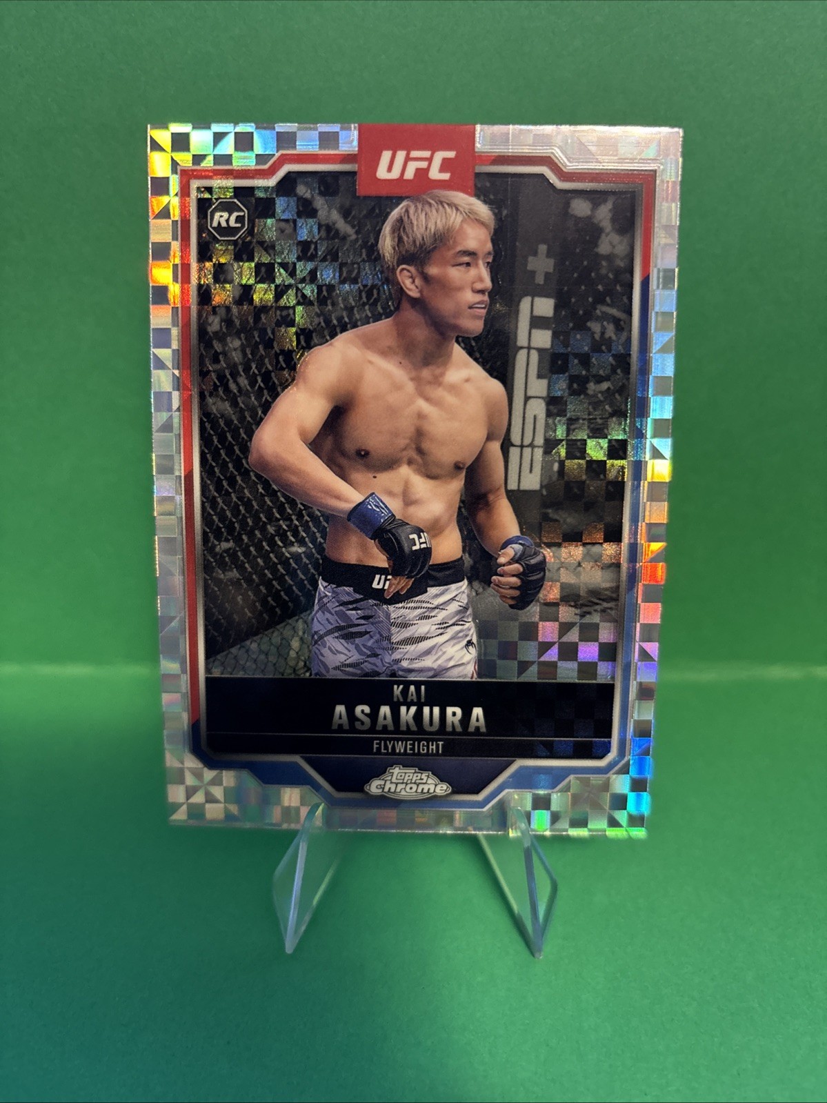2025 Topps Chrome UFC - Kai Asakura #161 X-Fractor (RC)