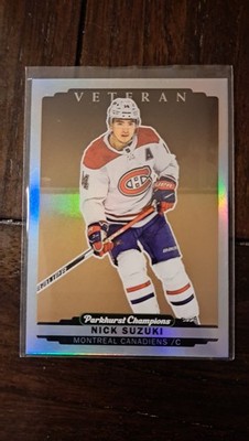 2022-23 Upper Deck Parkhurst Champions - Nick Suzuki #106 Gold Rainbow
