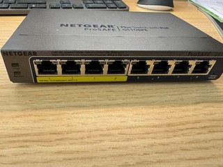 NetGear GS108PEv3 8 Port Gigabit Ethernet Plus Switch with 4 Ports PoE