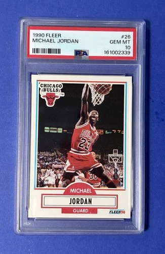 1990 Fleer Michael Jordan Chicago Bulls #26 PSA 10 GEM MT
