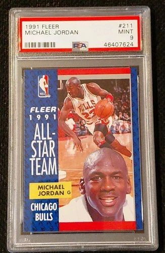 1991 Fleer Michael Jordan #211 PSA 9