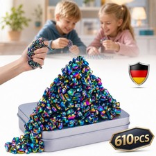610Stück Magnet Steine Set, Bunte Magnetstei...
