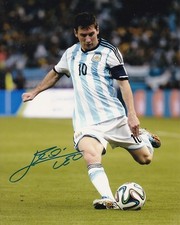 LIONEL MESSI AUTOGRAFO FIRMATO FOTO 8X10