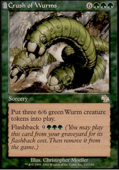 MTG English Crush of Wurms NM Normal Judgment