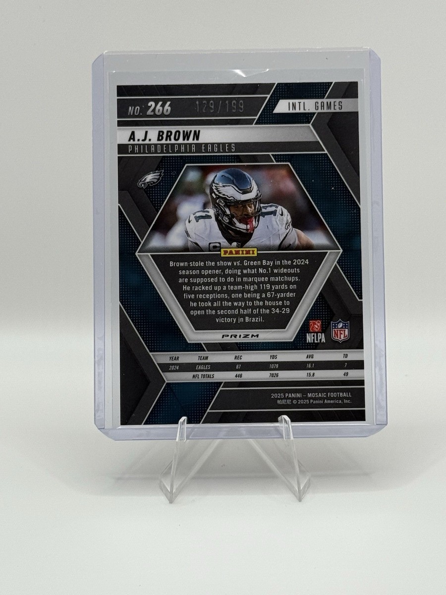 2025 Panini Mosaic - A.J. Brown #266 Orange Mosaic /199 | eBay