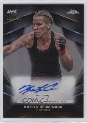 2024 Topps Chrome UFC Veteran Refractor /150 Katlyn Cerminara #CVA-KCH Auto 3hd