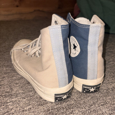 Converse Chuck Taylor All Star High Top Canvas Lace-Up Colorblock Blue/White
