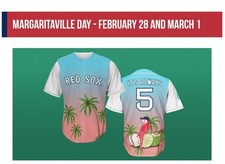 Margaritaville Boston Red Sox XL Jersey Spring Training Giveaway