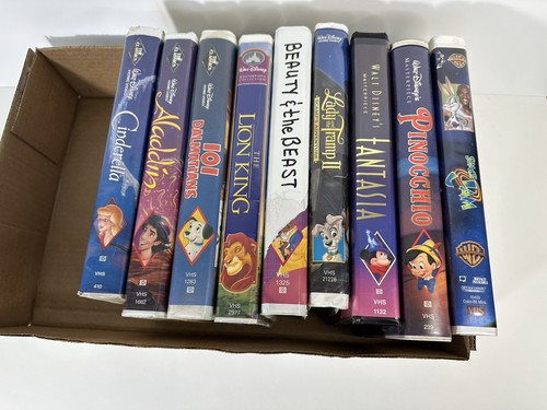 Walt Disney RARE Black Diamond Classics Collection VHS Original Tapes ...