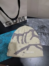 Arc  teryx Grotto Toque Beanie Beige Merino Wool Knit Winter Ski Hat NWT Unisex