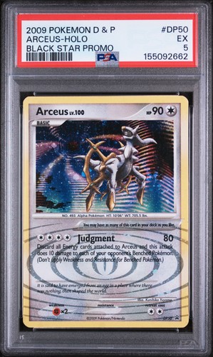 Arceus graded PSA 5 for sale on eBay