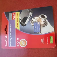 Sandisk Memory Stick Pro Duo 4GB (New In Box)
