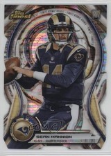 2015 Topps Finest Atomic Rookie Die-Cuts Pulsar Refractor /50 Sean Mannion 1m0