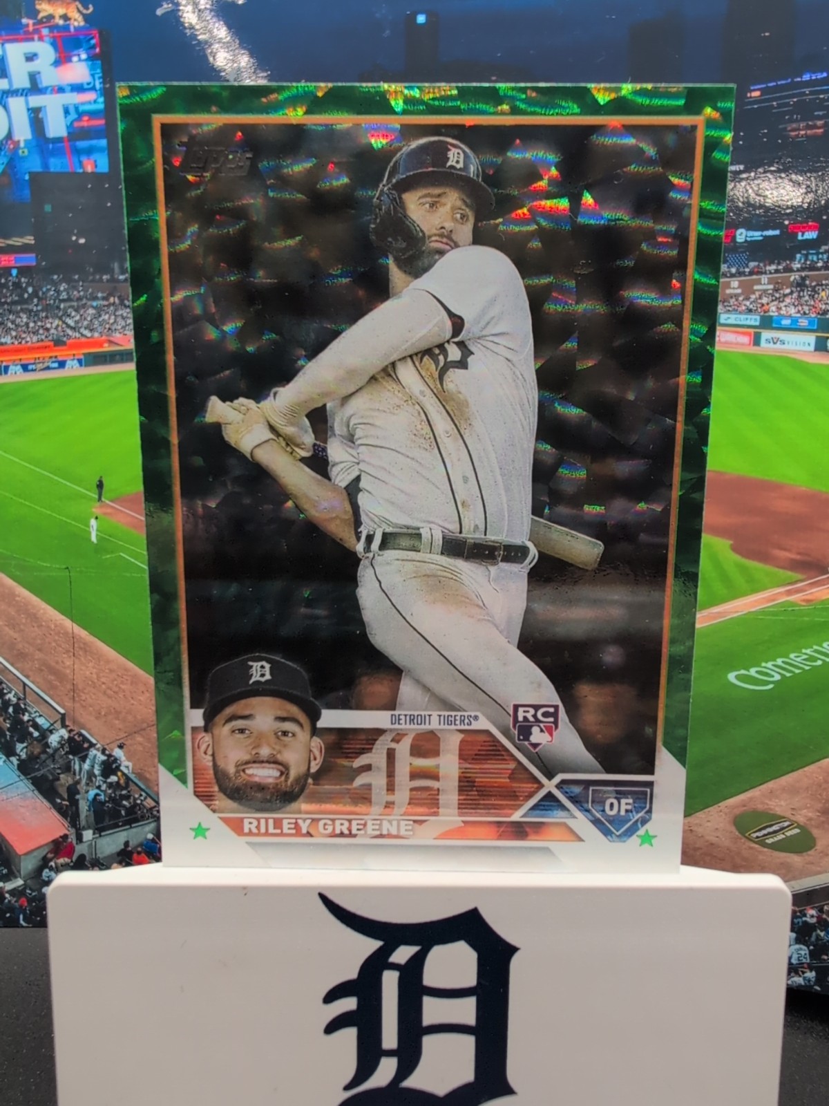 2023 Topps Series 1 Green Foil RC Riley Greene #31 /499