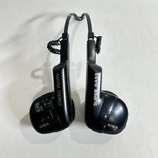 Vintage Aiwa HR-S20 AM/FM SUPER BASS Foldable Headset Working