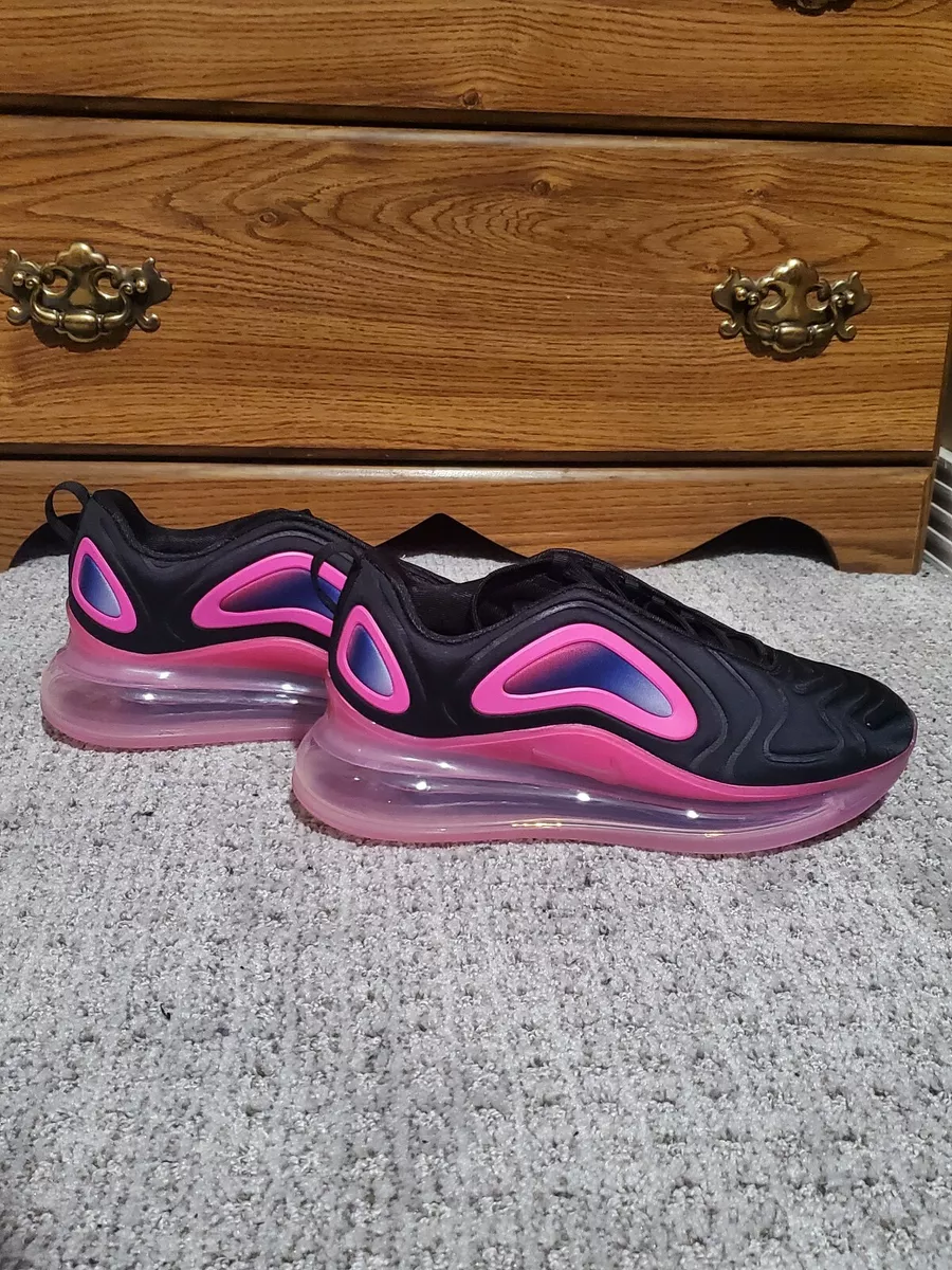 Nike Air Max 720 GS Shoes Black Pink Fuchsia Size 6.5 7 eBay