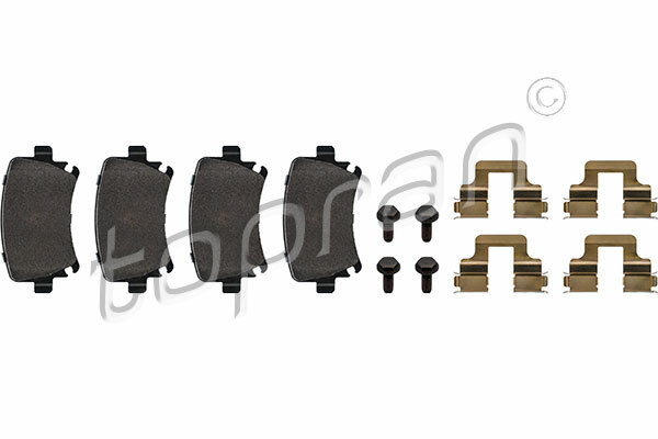 Plaquettes de frein arrière pour Audi A6 4F2 entretien de freinage routier