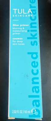 TULA Skin Care Filter Primer Blurring Moisturizing Cosmos 2 oz. 0217