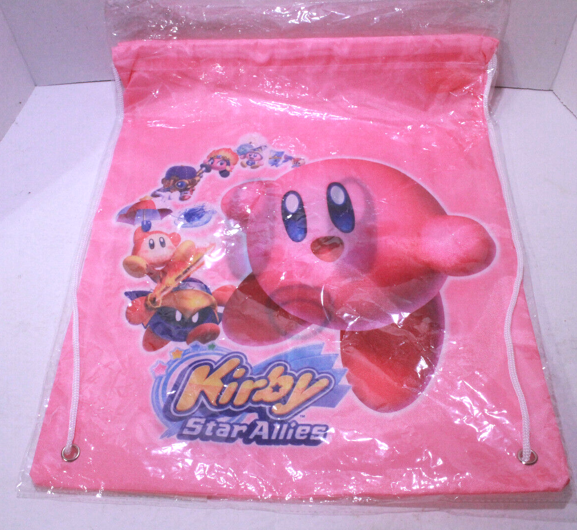Nintendo Kirby Star Allies Target Pink Promo Drawstring Bag NEW