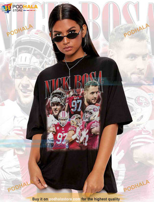 Vintage Nick Bosa Unisex Graphic Tee 49ers Gifts