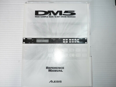 Alesis DM 5 Drum Module Bedienungsanleitung englisch