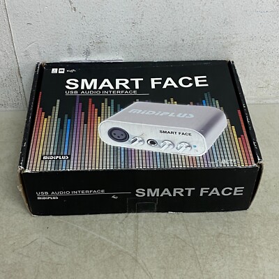 MIDIPlus MIDI 4x4 USB Audio Interface-Smart Face- MIDI