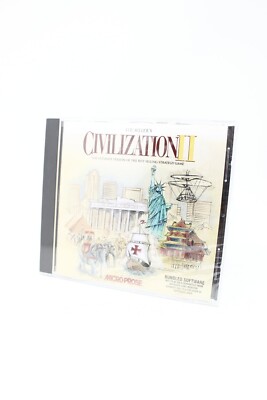 Sid Meiers Civilization II - PC RTS Jewel Case Factory Sealed  Rare Item - New