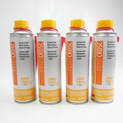4x CRDSC PRO TEC Common Rail Dieselsystem Reinigung & Schutz 375ml P2101